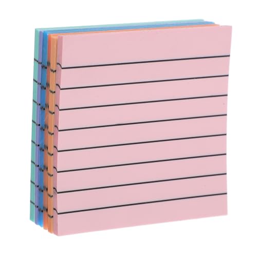 Angoily Haftnotiz Selbstklebende Notizen kleiner Notizblock selbstklebende Notizzettel Memo-Sticker Memo Notiz Pads Täglicher Notizblock Beachten Sie Pads Memo -Pad Papier von Angoily