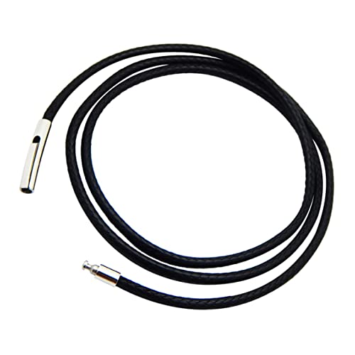 Angoily Halskettenschnur Schwarz DIY Schmuck Schnur mit Verschluss für Armbänder und Anhänger Vielseitige Kette für Männer und Frauen Geschenkidee für Bastler Angoily Halskettenschnur Schwarz DIY Schmuck Schnur mit Verschluss für Armbänder und Anhänger Vielseitige Kette für Männer und Frauen Geschenkidee für Bastler von Angoily
