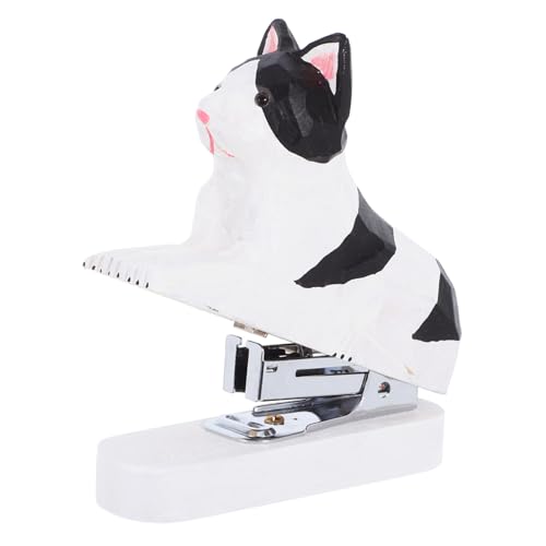 Angoily Handgefertigter Mini Holzhefter Weißkatze Kinderfreundlich Kreatives Design Vielseitiger Büro und Schulhefter Niedliches Tiermotiv für Schreibtischdekoration Angoily Handgefertigter Mini Holzhefter Weißkatze Kinderfreundlich Kreatives Design Vielseitiger Büro und Schulhefter Niedliches Tiermotiv für Schreibtischdekoration von Angoily