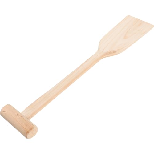 Angoily Handgefertigtes Holzpaddel Leichtes Ergonomisches Ruder für Kanus Schlauchboote und Bühnenboote für Familienausflüge und Wasseraktivitäten von Angoily