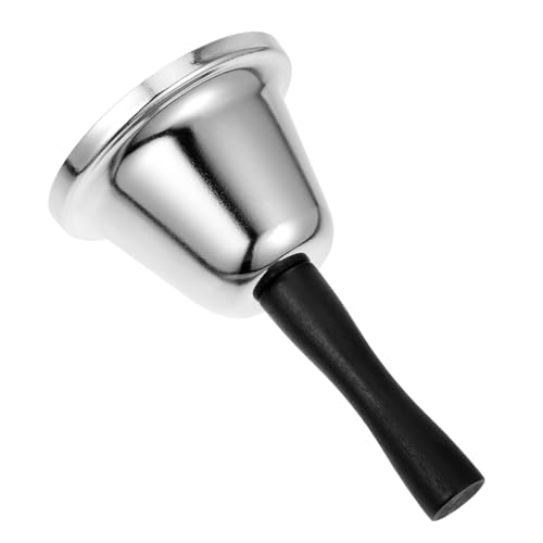 Angoily Handglocke aus Edelstahl Glocke läuten Lehrerglocke für das Klassenzimmer Handklingel Glocke mit Griff Lustige Serviceklingel Klingel für Klassenmanagement Rostfreier Stahl Silber Angoily Handglocke aus Edelstahl Glocke läuten Lehrerglocke für das Klassenzimmer Handklingel Glocke mit Griff Lustige Serviceklingel Klingel für Klassenmanagement Rostfreier Stahl Silber von Angoily