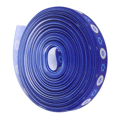 Angoily Hanukkah Geschenkband Breit Dekoratives DIY Schleifenband Farbecht Atmungsaktives Stoffband für Geschenkverpackung Basteln Festdekoration und Partygestaltung Angoily Hanukkah Geschenkband Breit Dekoratives DIY Schleifenband Farbecht Atmungsaktives Stoffband für Geschenkverpackung Basteln Festdekoration und Partygestaltung von Angoily
