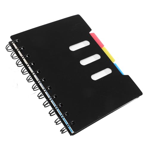 Angoily Hardcover Spiral Notizbuch für Studenten Fächer mit Trennblättern für Bürobedarf und Schulmaterialien Design Leicht und Tragbar Format von Angoily
