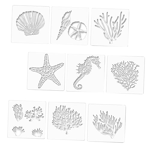 Angoily Hawaiian Ocean Series Malvorlagen Transparent Schablonen für Diy Heimdekoration Wiederverwendbare Malvorlagen für Kreative Kunstprojekte Angoily Hawaiian Ocean Series Malvorlagen Transparent Schablonen für Diy Heimdekoration Wiederverwendbare Malvorlagen für Kreative Kunstprojekte von Angoily