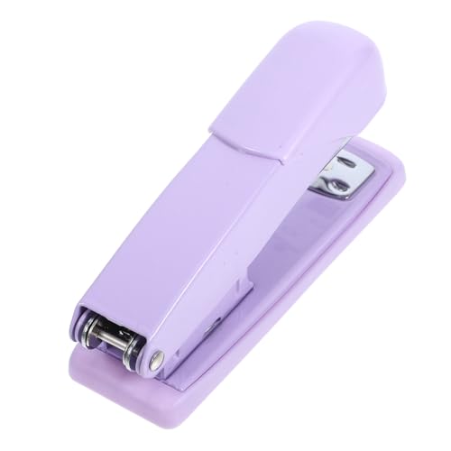 Angoily Hefter Buchheime Bürowefter Schreibwarenbüro Hefte für Schreibtisch Büroklammern Eisen Violett von Angoily