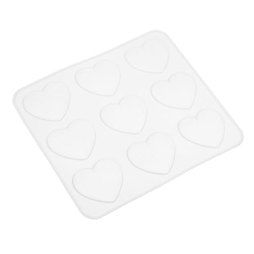 Angoily Herzförmige Silikonform für Schmuck Schlüsselanhänger und Anhänger Diy Gießform für Kreative Harzprojekte Wiederverwendbar und Benutzerfreundlich Angoily Herzförmige Silikonform für Schmuck Schlüsselanhänger und Anhänger Diy Gießform für Kreative Harzprojekte Wiederverwendbar und Benutzerfreundlich von Angoily