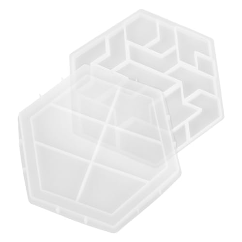 Angoily Hexagon Tangram Silikonform für Harz Untersetzer Puzzle DIY Formen für Kreative Wohnkultur und Bastelprojekte Leicht zu Reinigen Vielseitig für Schmuck und Epoxidharz Angoily Hexagon Tangram Silikonform für Harz Untersetzer Puzzle DIY Formen für Kreative Wohnkultur und Bastelprojekte Leicht zu Reinigen Vielseitig für Schmuck und Epoxidharz von Angoily