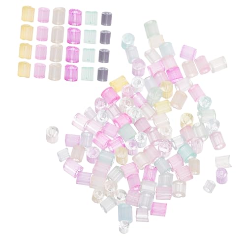 Angoily Hochwertige Glasperlen Kleine Perlen für Schmuckherstellung DIY Armbänder Halsketten Bastelperlen Pastellfarben Leicht und Vielseitig von Angoily