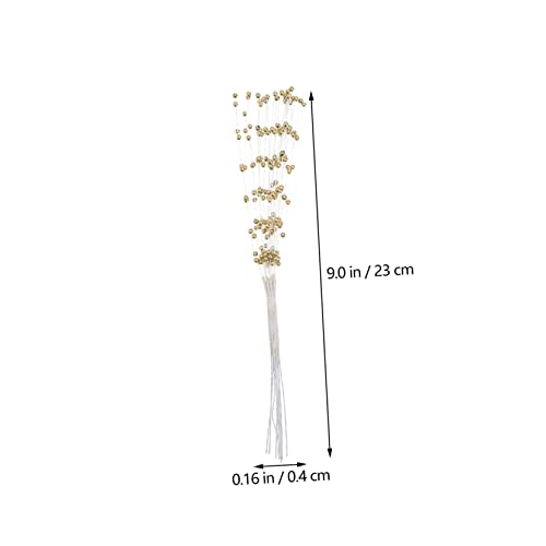 Angoily Perlen Kunststoffperlen Goldfarben für DIY Hochzeit Schmuckherstellung Langlebige Schmuckzubehör für Armbänder Halsketten Ohrringe Kreative Bastel und Partydekoration von Angoily