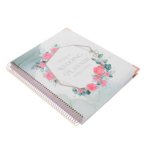 Angoily Hochzeitsplaner Paar Brautbuch Veranstalter für Hochzeitsbuch Binderbuch Hochzeitsplanungsbuch Planerbuch Lieferungen von Hochzeitssträußen Engagement Party Decorations Kit Papier von Angoily