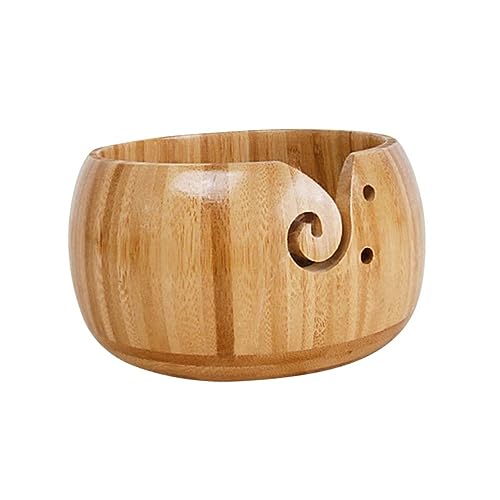 Angoily Holz Garnschale zur Aufbewahrung Organisator für Häkelgarn und Strickzubehör für Arbeiten und Ordnung im Handarbeitsbereich Angoily Holz Garnschale zur Aufbewahrung Organisator für Häkelgarn und Strickzubehör für Arbeiten und Ordnung im Handarbeitsbereich von Angoily