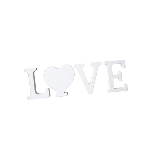 Angoily Holz Love Buchstaben Dekoration für Hochzeiten Romantische Fotografie und Tischdeko Langlebiges Wohnaccessoire zur Hochzeitszeremonie und Verlobung für Unvergessliche mit Familie von Angoily