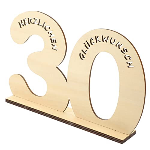 Angoily Holz Nummernschild Geburtstag Tischdekoration aus Geruchlosem Holz Langlebiges Jubiläums und Party Deko Element als Tischmittelstück für Geburtstagsfeier und Angoily Holz Nummernschild Geburtstag Tischdekoration aus Geruchlosem Holz Langlebiges Jubiläums und Party Deko Element als Tischmittelstück für Geburtstagsfeier und von Angoily