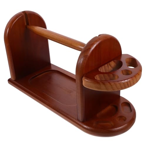 Angoily Holz Spulenhalter Für Häkelarbeiten Praktischer Fadenhalter Organizer Zur Aufbewahrung Von Stabile Konusfadenständer Für Heimischen Nähbereich von Angoily