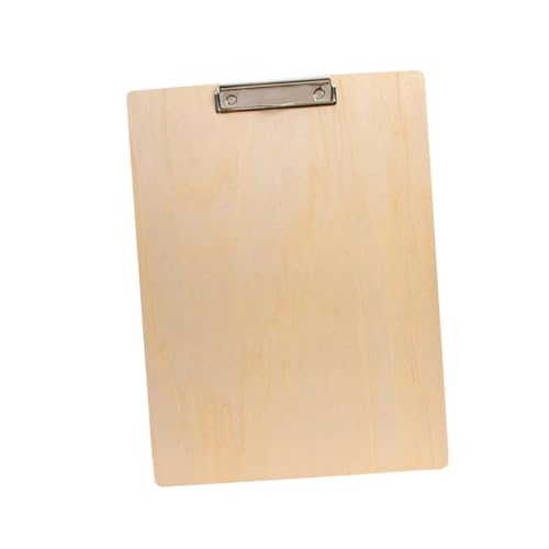 Angoily Holz Zeichentafel mit Clip für Erwachsene Tragbares Skizzenbrett aus Nachhaltigem Material Stabiler Zeichenclip für Drinnen und Draußen für Schüler und Künstler von Angoily