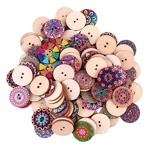 Angoily Holzknöpfe Sortiert Zubehör Nähen Basteln Tasten Blumendekor Für Knopf Runden Blumenknöpfe Blumenverschlüsse Nähverschlüsse Hölzern Angoily Holzknöpfe Sortiert Zubehör Nähen Basteln Tasten Blumendekor Für Knopf Runden Blumenknöpfe Blumenverschlüsse Nähverschlüsse Hölzern von Angoily