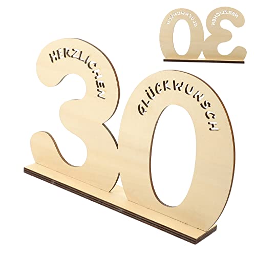 Angoily Holznummer Tischdekoration Langlebiges Holzschild für Geburtstag Party Diy Jahre Holzhandwerk mit Abgerundeten Kanten als Praktische Wohnraumdeko Angoily Holznummer Tischdekoration Langlebiges Holzschild für Geburtstag Party Diy Jahre Holzhandwerk mit Abgerundeten Kanten als Praktische Wohnraumdeko von Angoily