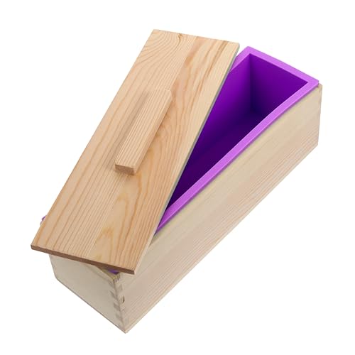 Angoily Holzseifenform mit Seifenherstellungswerkzeug Hochwertigem Material für Diy Seifenprojekte Rectangular Soap Mold mit Glatter Oberfläche Langlebig Angoily Holzseifenform mit Seifenherstellungswerkzeug Hochwertigem Material für Diy Seifenprojekte Rectangular Soap Mold mit Glatter Oberfläche Langlebig von Angoily