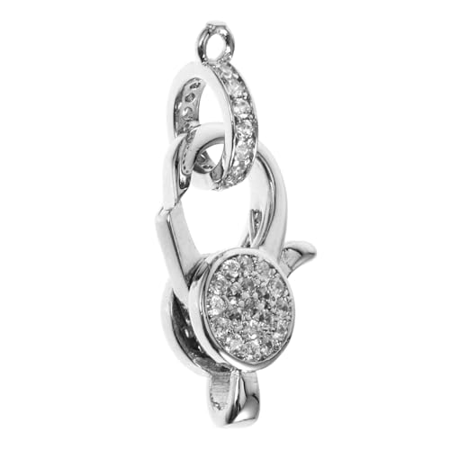 Angoily Hummerschnalle Schmuck Karabinerverschlüsse Verschlussverbinder Hummerschere Endverbinder Für Armband -halskette Halskettenschnallen Selber Machen Verbindungsklammern Metall Silber Angoily Hummerschnalle Schmuck Karabinerverschlüsse Verschlussverbinder Hummerschere Endverbinder Für Armband -halskette Halskettenschnallen Selber Machen Verbindungsklammern Metall Silber von Angoily