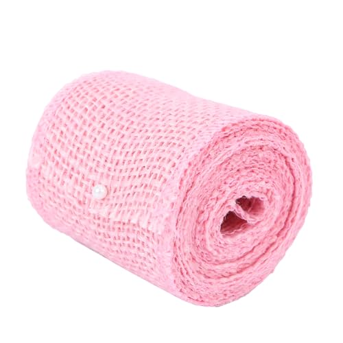 Angoily Jute Burlap Band Breit Natürliche Basteldekoration Weihnachtskranz Geschenkverpackung Umweltfreundlich Vielseitig Einsetzbar von Angoily