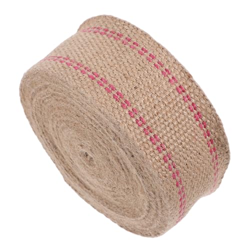 Angoily Jute Gurtband mit Roten Streifen Breit Robustes Dickes Bastelband für Möbelreparatur Polsterung und DIY Strapazierfähiges für Innen und Außenbereich Vielseitig Einsetzbar Angoily Jute Gurtband mit Roten Streifen Breit Robustes Dickes Bastelband für Möbelreparatur Polsterung und DIY Strapazierfähiges für Innen und Außenbereich Vielseitig Einsetzbar von Angoily