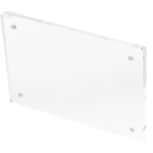 Angoily Kartentisch präsentieren klarer Plakatständer Inhaber Zeichen stehen Zeichenbrett Zeichenanzeige klarer Ständer für die Anzeige Klarer Zeichenhalter Displayhalter Acryl Transparent von Angoily