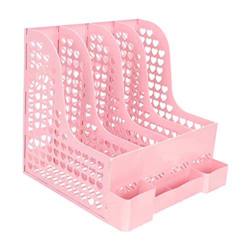 Angoily Kawaii Bürobedarf Tragbarer Plastikmagazinhalter für Schreibtisch Fächer Organizer für Dokumente und Aufbewahrungslösung für Zuhause Büro und Schule Angoily Kawaii Bürobedarf Tragbarer Plastikmagazinhalter für Schreibtisch Fächer Organizer für Dokumente und Aufbewahrungslösung für Zuhause Büro und Schule von Angoily