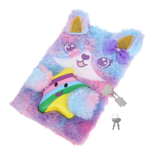Angoily Kawaii Plüsch Notizbuch mit Schloss Weiches Flauschiges Tagebuch für Mädchen Tragbares und Sicheres Schreibjournal für Schule Reisen und Büro Einzigartiges Privacy Design Leicht Angoily Kawaii Plüsch Notizbuch mit Schloss Weiches Flauschiges Tagebuch für Mädchen Tragbares und Sicheres Schreibjournal für Schule Reisen und Büro Einzigartiges Privacy Design Leicht von Angoily
