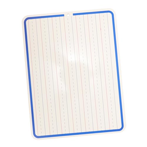 Angoily Kleine Whiteboard -Zeichenbrett Kleine weiße Tafel für die Wand Trockener Löschbrett Weißes Brett kleine Whiteboards für Studenten Schreibtisch Whiteboard trocken abwischbar MDF von Angoily