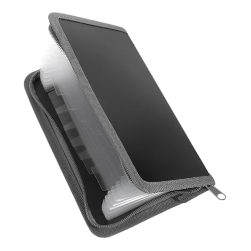 Angoily Kleiner Aktenordner mit Reißverschluss Vielseitiger Dokumenten und Belegorganizer Transparente Innenfächer Hoher Fassungsvermögen Schützender Zipper für Büro und Alltag Angoily Kleiner Aktenordner mit Reißverschluss Vielseitiger Dokumenten und Belegorganizer Transparente Innenfächer Hoher Fassungsvermögen Schützender Zipper für Büro und Alltag von Angoily