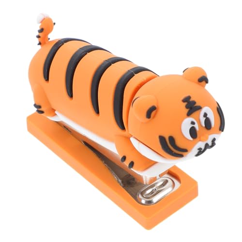 Angoily Kompakter Tiger Hefter Niedlicher Mini Schreibtischhefter für Lehrer und Tragbares Kreatives Büroheftgerät Tierform Robuste Langlebige Bauweise Angoily Kompakter Tiger Hefter Niedlicher Mini Schreibtischhefter für Lehrer und Tragbares Kreatives Büroheftgerät Tierform Robuste Langlebige Bauweise von Angoily