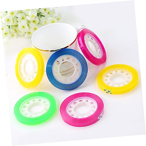 Angoily Korrekturband Transparentes Klebeband für Schüler Handreißbares Korrektur Tape mit Hoher Klebkraft für Schule und Büro von Angoily