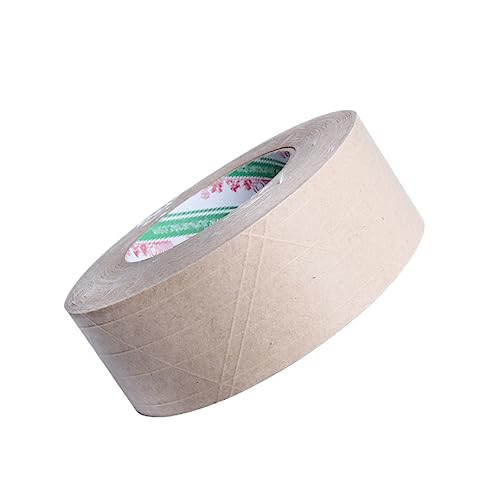 Angoily Kraft Klebeband Wasserfreies Stark Haftendes Papierklebeband für Verpackung Abdichtung und Fotorahmen Hohe Reißfestigkeit für Verschiedene Untergründe von Angoily