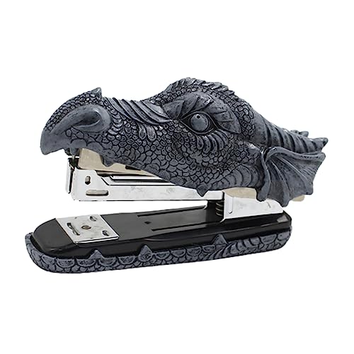 Angoily Kreativer Drache Heftgerät Dekorativer Stapler für Büro und Zuhause Design für Schule und Büro Robustes und Langlebiges Büroaccessoire von Angoily