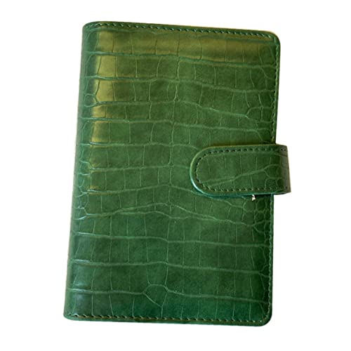 Angoily Krokodilstruktur Notizbuch Schutzabdeckung Langlebiger Scrapbook Binder mit Löchern für Lose und Persönliche Planer Exquisites Design von Angoily