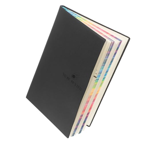 Angoily Kunstleder Notizbuch mit Langlebiges Tragbares Tagebuch für Alltag Business und Reise Multifunktionales Planer Notizheft für Schüler Lehrer und Berufstätige von Angoily
