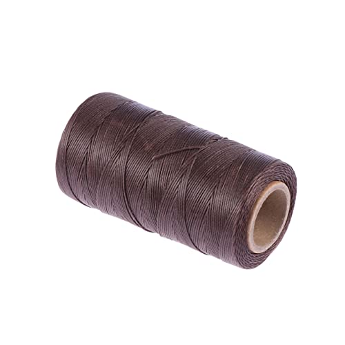 Angoily Leder -DIY -Kabel leathercrafting nähmaschinen maszyna do szycia stitching machine nähgarn nähmaschine Stich Mittel gewachst sehen Stoff Nähschnur Wachsfaden nähen Nähfaden Coffee von Angoily