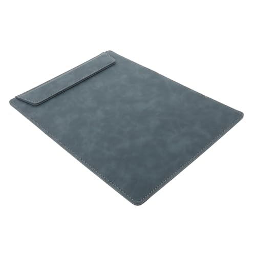 Angoily Leder Klemmbrett mit Magnetverschluss Multifunktionales Schreib und Datenablagesystem für Büro Konferenzen und Denim Blau von Angoily