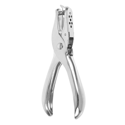 Angoily Lochzange Einzellocher Kartenlocher Papier Stanzt Locher Für Karton Mini-locher Papierlocher Für Den Haushalt Büroplaner Puncher Handgefertigter Locher Eisen Silver Angoily Lochzange Einzellocher Kartenlocher Papier Stanzt Locher Für Karton Mini-locher Papierlocher Für Den Haushalt Büroplaner Puncher Handgefertigter Locher Eisen Silver von Angoily