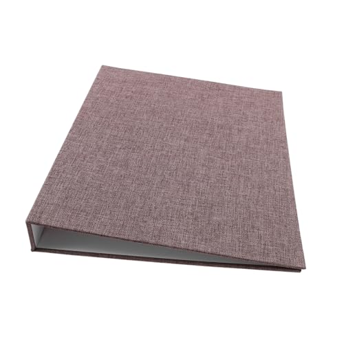 Angoily Loseblatt-Bucheinband tagebuch aktentasche -Ring Ordner büromaterial aufbewahrung Dreiringordner für wieder auffüllbar Schule mit A5-Ringbuch dünner Ringbinder A5 Segeltuch Grey von Angoily