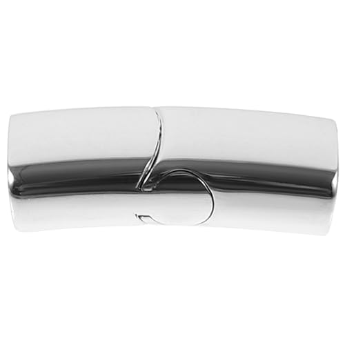 Angoily Magnetarmband Schließe Stecker Verschlüsse Schmuck Verschluss Verschließbarer Magnetverschluss Magnetischer Schnallenverschluss Magnetverschluss Für Armband Silber Rostfreier Stahl von Angoily