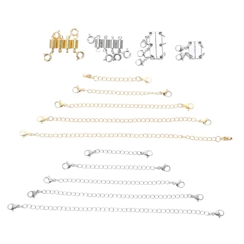 Angoily Magnetische Schmuckverschlüsse mit Zylindrischem Design Mehrere für Halsketten und Armbänder Sicherer Magnetverschluss Zuverlässige Haltekraft für DIY Schmuckherstellung von Angoily