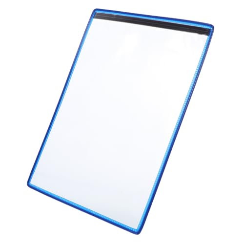 Angoily Magnetischer Dokumentenpapierhalter, Transparente Taschen Mit Magnetstreifen, Kühlschrank-ausstellungsrahmen Für Schilder, Notizen, Fotopapier, Akten, Blau Angoily Magnetischer Dokumentenpapierhalter, Transparente Taschen Mit Magnetstreifen, Kühlschrank-ausstellungsrahmen Für Schilder, Notizen, Fotopapier, Akten, Blau von Angoily