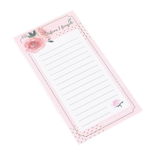 Angoily Magnetisches Notiz buch Und Kühlschranklisten-Magnetpad für Notizbilder Zu Kühlschrank Notepad Magnetischer Notizblock wiederverwendbarer Notizblock süße Notizblöcke Papier Rosa Angoily Magnetisches Notiz buch Und Kühlschranklisten-Magnetpad für Notizbilder Zu Kühlschrank Notepad Magnetischer Notizblock wiederverwendbarer Notizblock süße Notizblöcke Papier Rosa von Angoily