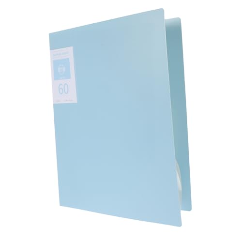 Angoily Mappe farbig Datei Organisatoren und Aufbewahrung Papier Veranstalter aktenkoffer aktentasche tischunterlage Aktenordner aus Kunststoff Speicherordner für Kunstwerke Plastik Blue von Angoily