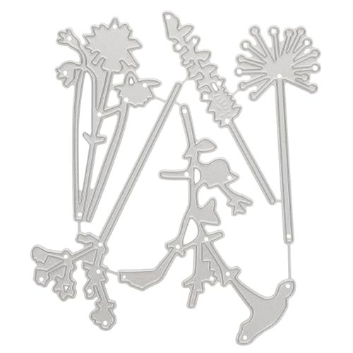 Angoily Messerstanzschablone Stanzformen Scrapbooking Prägeformen Blätter Metallstanzformen Blumenblätter Prägeformen Blattmetallstanzformen Stanzform Blattstanzformen Silber von Angoily