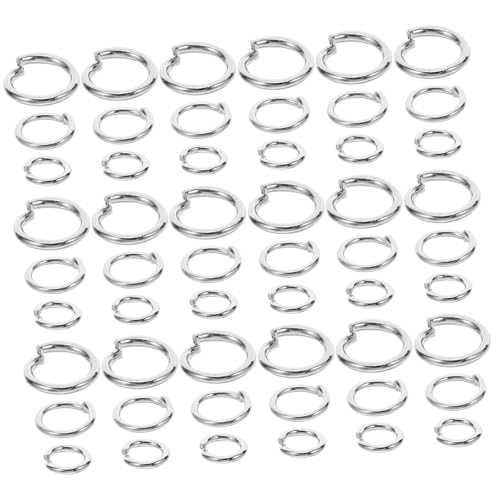 Angoily Metall Offene Jump Rings Schmuck Verbindungsringe DIY Schmuckherstellung Ohrring Anhänger Armband Reparatur Zubehör Angoily Metall Offene Jump Rings Schmuck Verbindungsringe DIY Schmuckherstellung Ohrring Anhänger Armband Reparatur Zubehör von Angoily