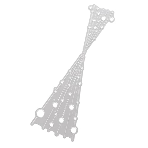 Angoily Metall Stanzform für Scrapbooking aus Robustem Karbonstahl Diy Fenster Design mit Punktmuster Kompatibel mit Schneidemaschinen für Grußkarten Albumdekoration und Bastelarbeiten von Angoily