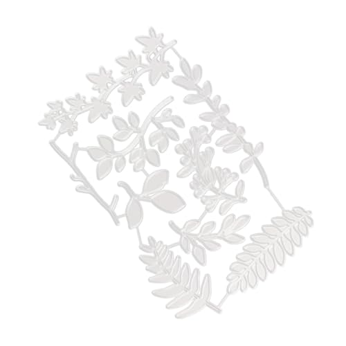 Angoily Metallmesser -Messerform aus Metall Stanzformen Schneidwerkzeug Blumen Sammelalbum Herstellung DIY Scrapbooking Stanzschablone Album-Stanzform Kohlenstoffstahl Silber von Angoily