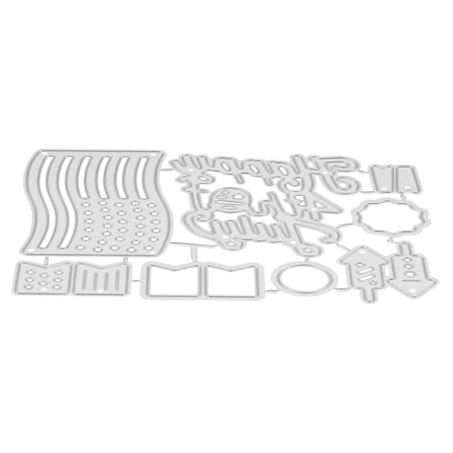 Angoily Metallmesserform für Prägung Schnitte gestanzt geprägt Stanzformen Schablone handwerk schneiden sterben Schneiden stirbt Schablone Metall Stahl mit hohem Kohlenstoffgehalt Silber von Angoily